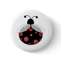 Lucky Ladybug buttons