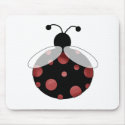Lucky Ladybug mousepads