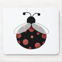 Lucky Ladybug mousepads