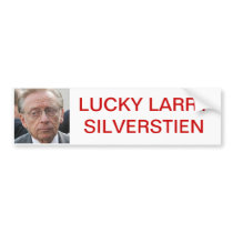 LUCKY LARRY SILVERSTIEN, 911, INSIDE JOB BUMPER STICKERS