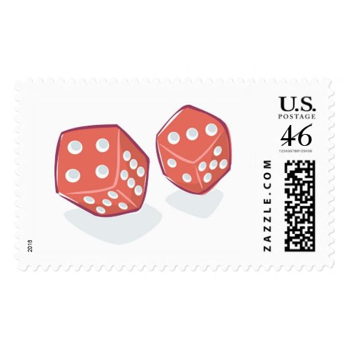 Lucky Las Vegas Wedding stamp
