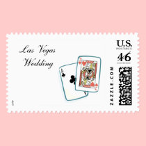 Lucky Las Vegas Wedding postage by White_Wedding Lucky Las Vegas Wedding postage