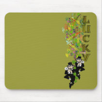 Lucky Leprechaun mousepads by IrishBlessings Lucky Leprechaun mousepads