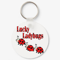 Lucky Little Ladybugs keychains by ladybugville Lucky Little Ladybugs keychains