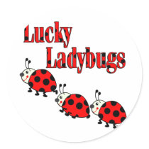 Lucky Little Ladybugs Sticker