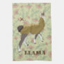 Lucky Llama & Butterfly Floral  Ornate Kitchen Tow Kitchen Towel