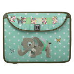 Lucky Llama Jaded Damask Macbook Sleeve Sleeve For MacBooks