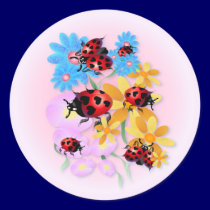 Lucky-Love Ladybugs Stickers