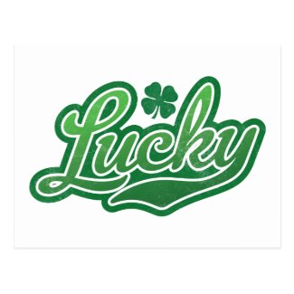 Lucky Lucky Postcard
