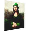 Lucky Mona Lisa wrappedcanvas