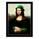Lucky Mona Lisa Postcard