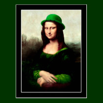 Lucky Mona Lisa postcards