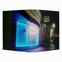 Lucky Nails - Cool Blue in the Night Vinyl Binder