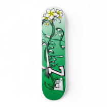 Lucky No. 7 Green Power skateboards