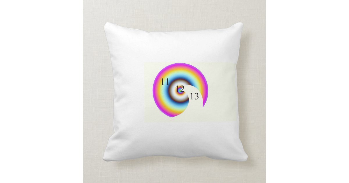 Lucky Number 13 Throw Pillow Zazzle
