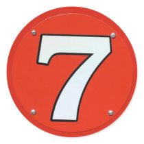 Lucky Number Seven stickers by pantavila Lucky Number Seven stickers