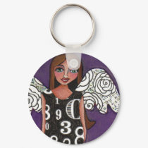 LUCKY NUMBERS ANGEL - a blessed keychain