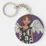 LUCKY NUMBERS ANGEL - a blessed keychain