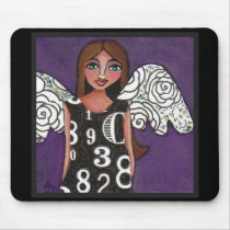 LUCKY NUMBERS ANGEL - a blessed mousepad