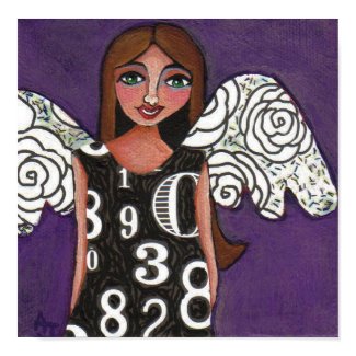 Lucky Numbers Angel - print print