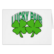 Lucky Pair Naughty Women's Greeting Cards
