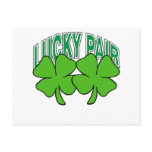 Lucky Pair Naughty Women's Postcard