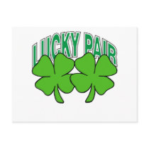 Lucky Pair Naughty Women's Postcard