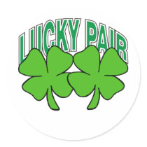 Lucky Pair Naughty Women's Stickers