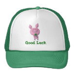 Lucky pig -custom text- hats