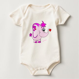 Lucky Pinkie Infant Organic Creeper