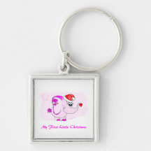 Lucky Pinkie My First Christmas Keychain