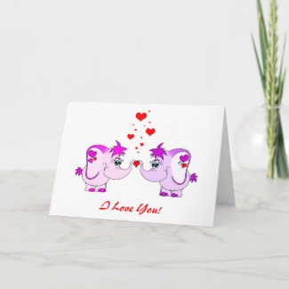 Lucky Pinkie Valentine's Day Greeting Card