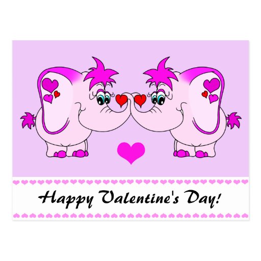 Lucky Pinkie Valentine's Day Postcard