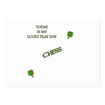 Lucky Play Chess Business Card Templates