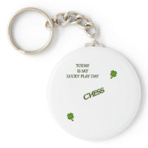 Lucky Play Chess Keychain