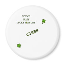 Lucky Play Chess Magnet
