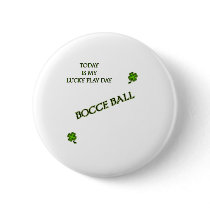 Lucky Play Day Bocce Ball Button