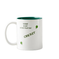Lucky Play Day Cricket Coffee Mugs