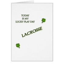 Lucky Play Day Lacrosse Cards