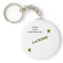 Lucky Play Day Lacrosse Keychain