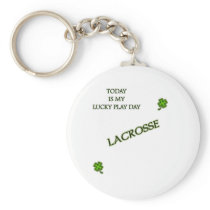Lucky Play Day Lacrosse Keychain