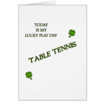 Lucky Play Ping Pong Cards