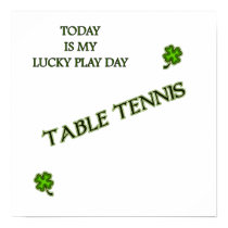 Lucky Play Ping Pong Print