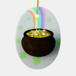 Lucky Pot of Gold Christmas Tree Ornament