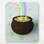 Lucky Pot of Gold Mousepad
