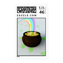 Lucky Pot of Gold Postage postage