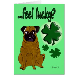 Lucky Pug Card