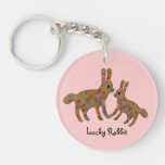 Lucky Rabbit Keychain Acrylic Keychain