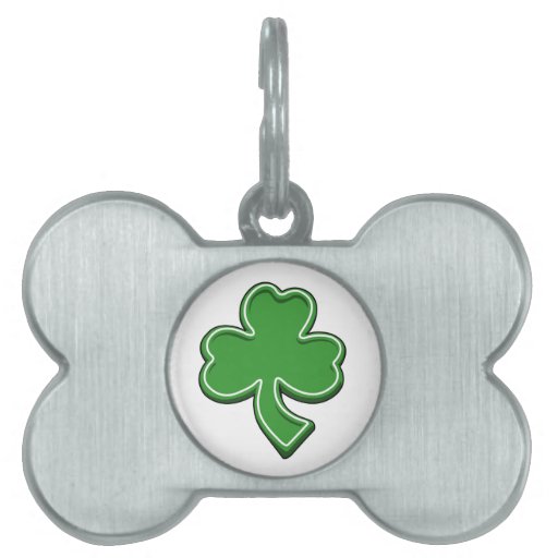 Lucky Shamrock pet tag
