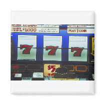 Lucky Slot Machine Winner magnets